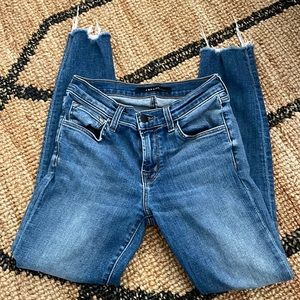 J Brand mid rise skinny jeans